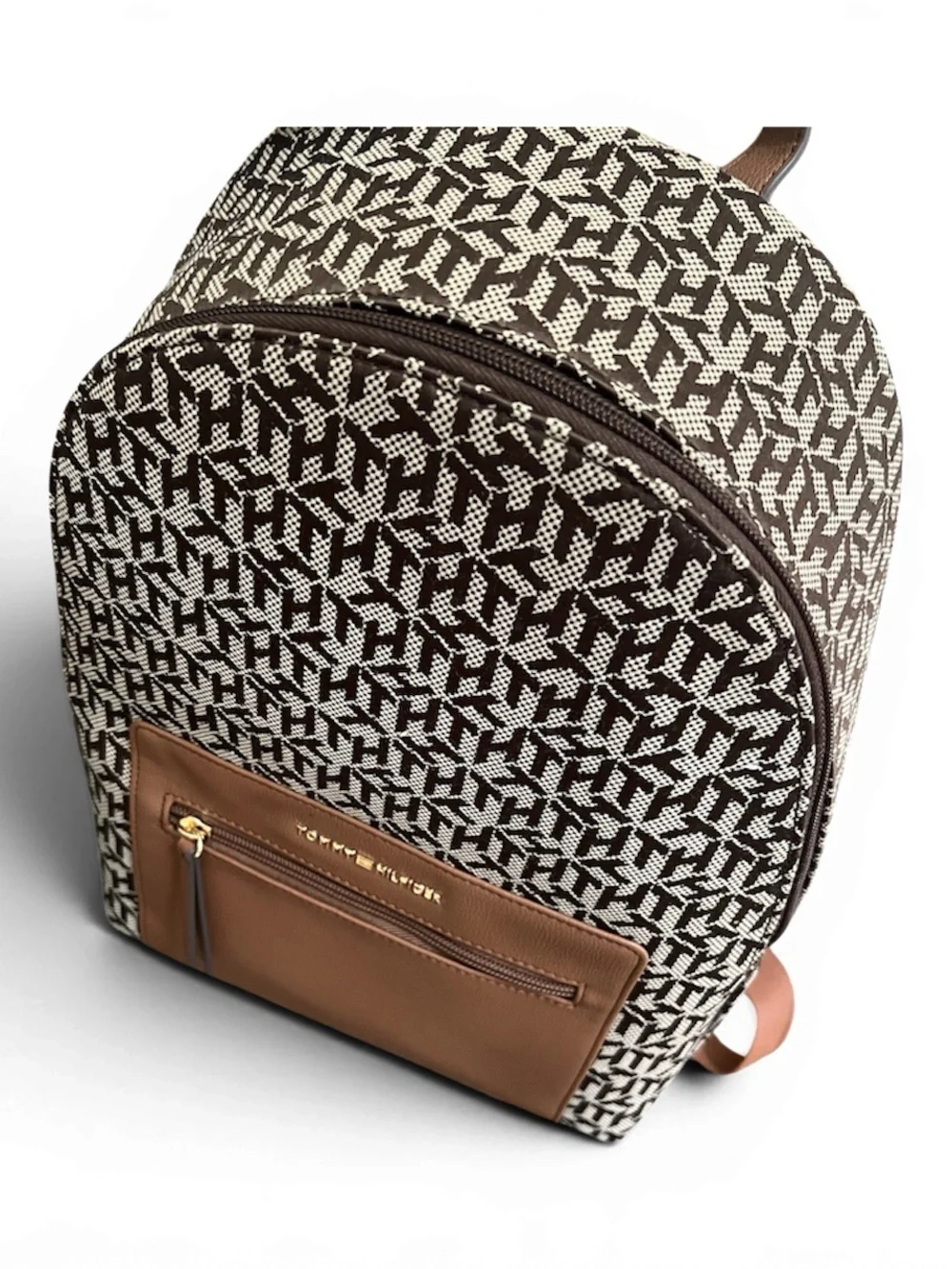 Tommy Hilfiger Brown Patterned  Backpack